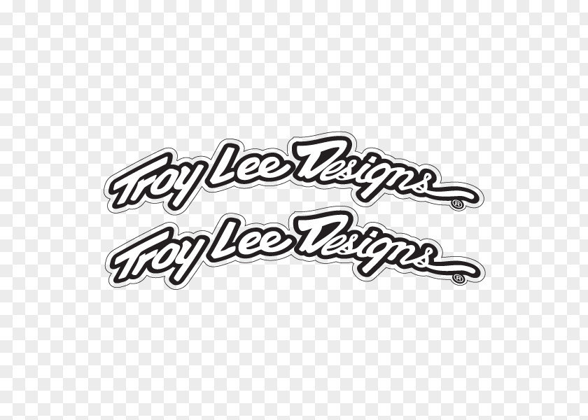 Motorcycle Decal Sticker Troy Lee Designs Logo PNG