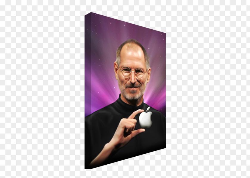 Steve Jobs Purple Facial Hair Violet Head PNG