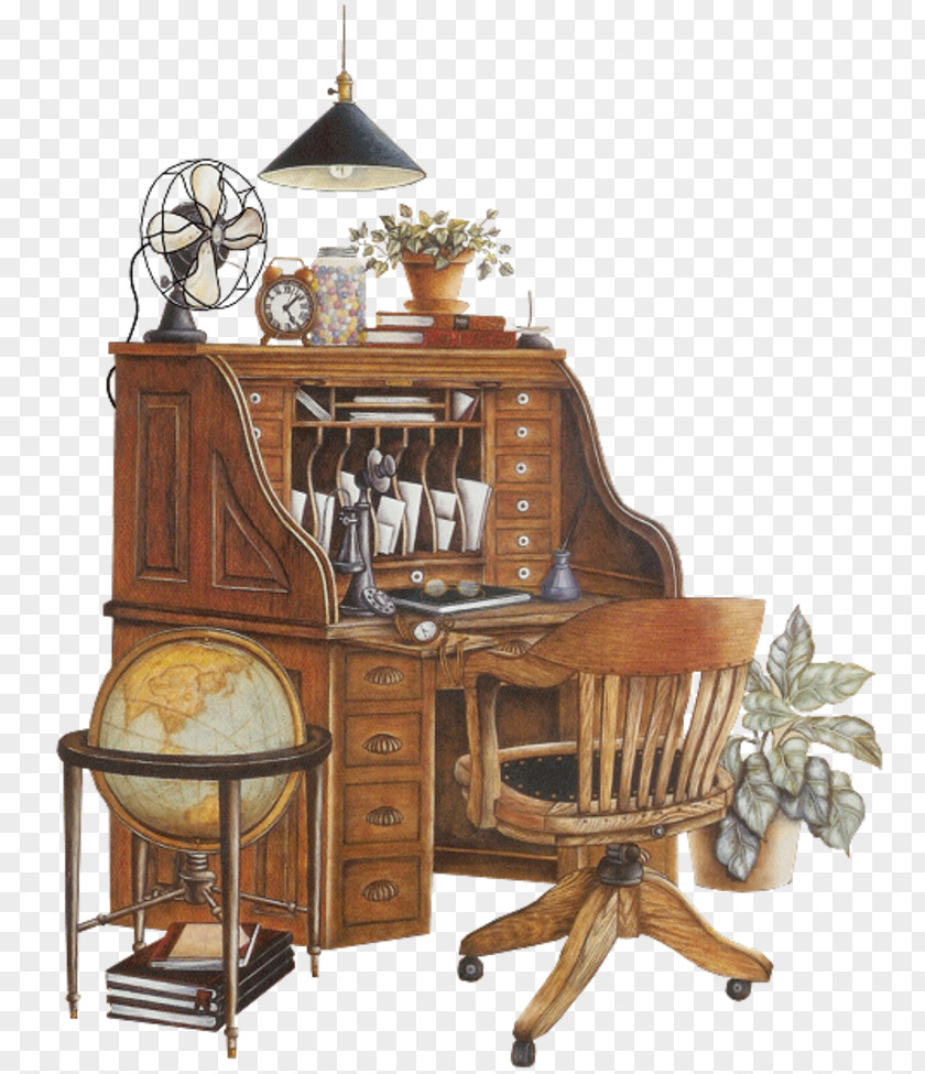 Sweet And Antique Clip Art Furniture GIF PNG