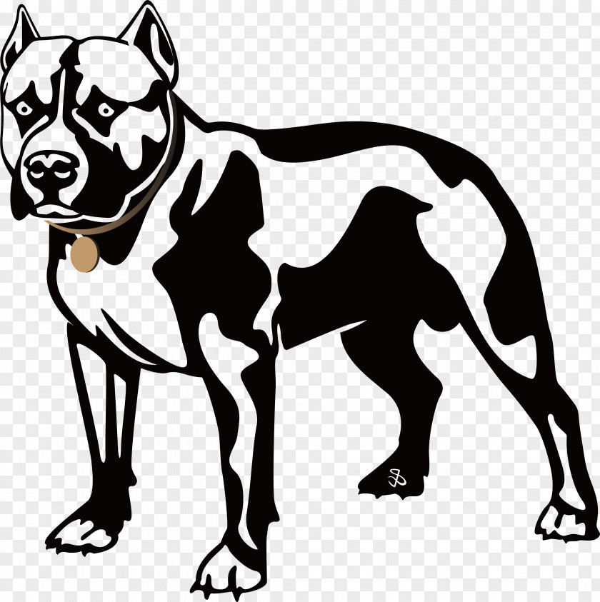 Cartoon Dog Design American Pit Bull Terrier Bulldog Boxer Clip Art PNG
