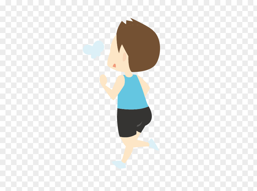 Creative Fitness Picture Fitness,Running Boy Cartoon Illustration PNG