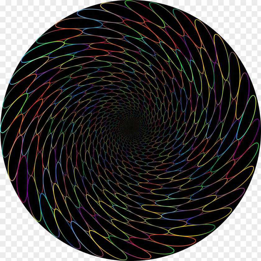 Maelstrom Clip Art Circle Rainbow Purple Spiral PNG