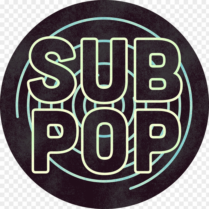 Sub Pop Logo Label Grunge PNG