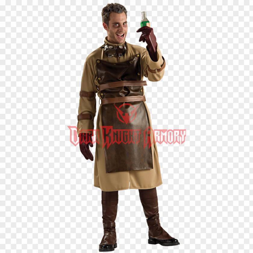 Dr. Clothing Steampunk Mad Scientist Halloween Costume PNG