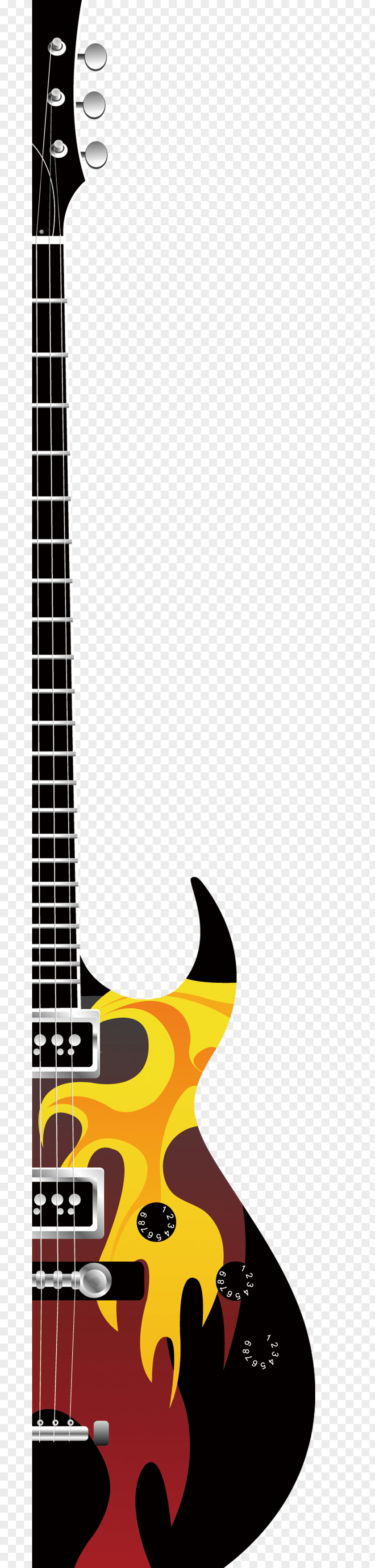Guitar Bass Acoustic-electric Acoustic Graphic Design PNG