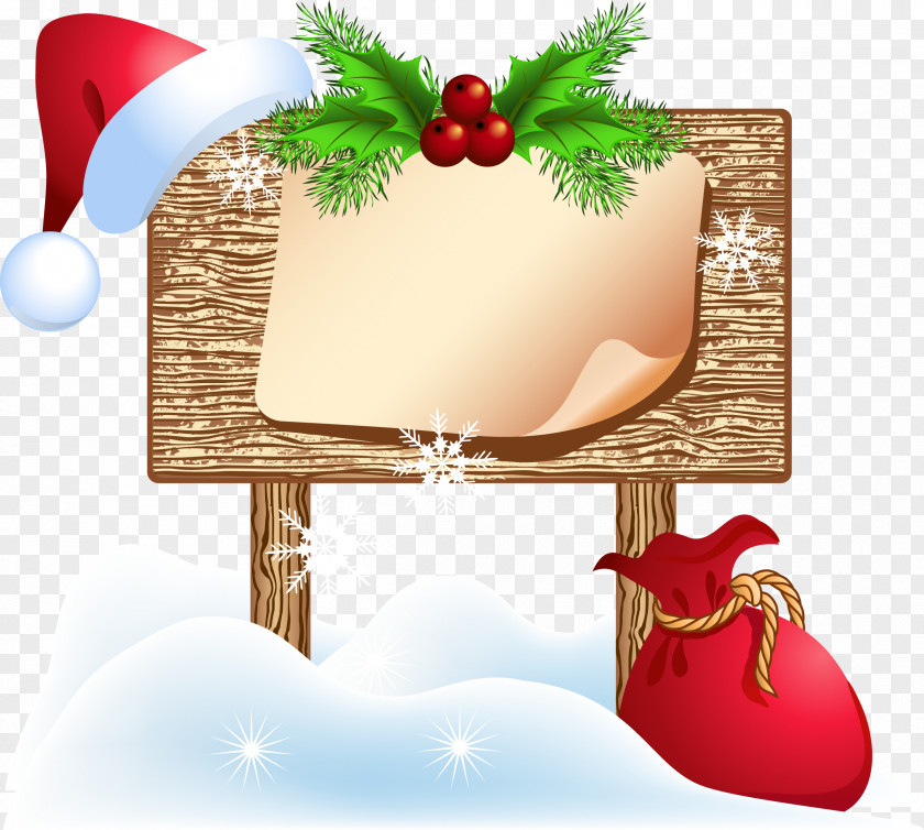 Christmas Billboard Santa Claus PNG