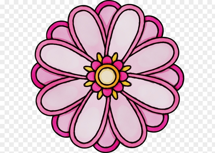 Cut Flowers Plant Pink Petal Clip Art Flower Magenta PNG