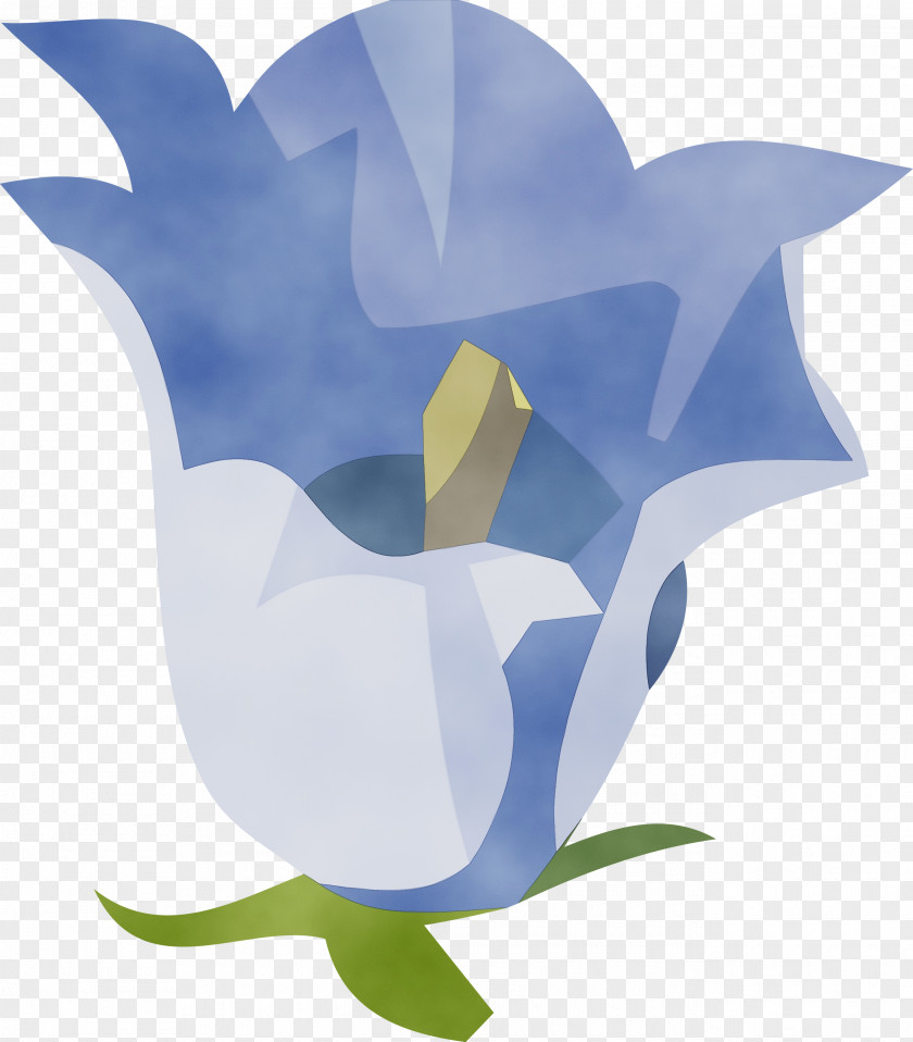 Flower Flowerpot Cobalt Blue PNG