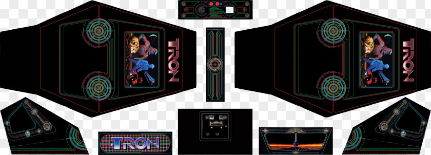 Ghost Rider Discs Of Tron Arcade Game Paper Cabinet PNG