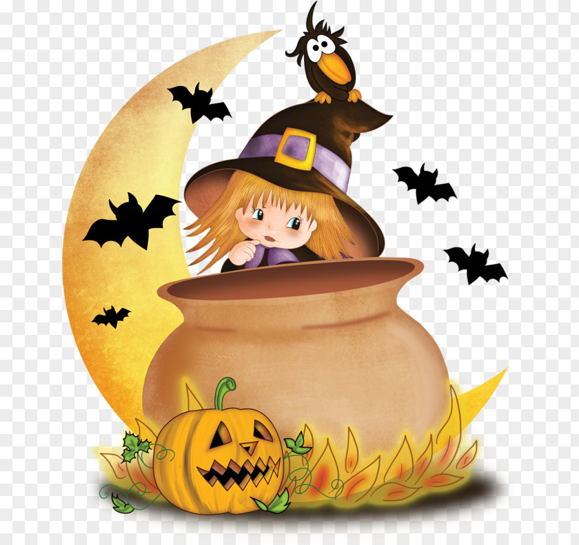 Halloween Cartoon Witchcraft Clip Art PNG
