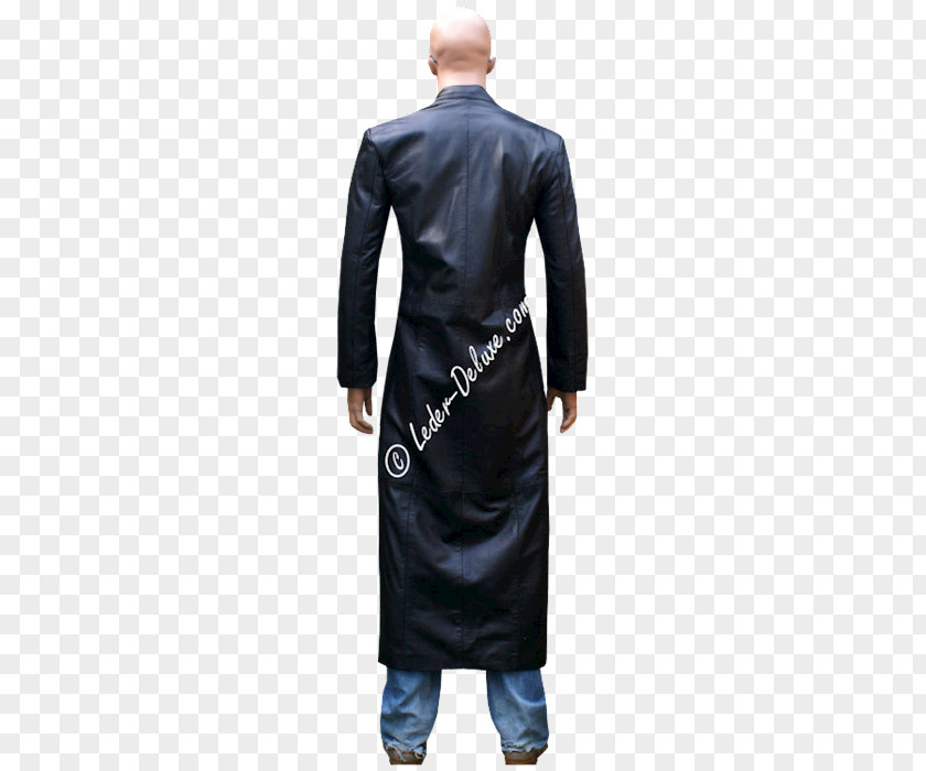 Long Coat Overcoat Leather Jacket Furniture PNG