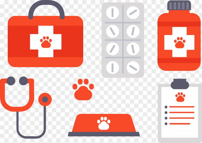 Veterinary Ambulance Box Dog Cat Kitten Pet Veterinarian PNG