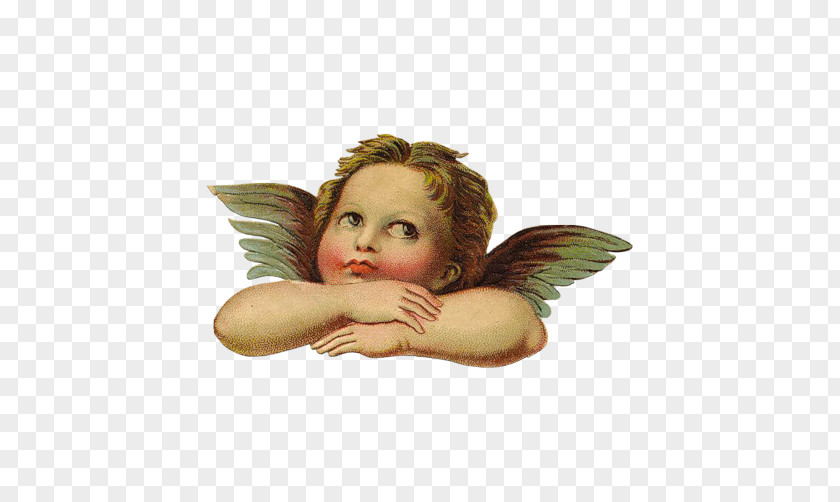 Vintage Angel Decoupage Digital Image PNG