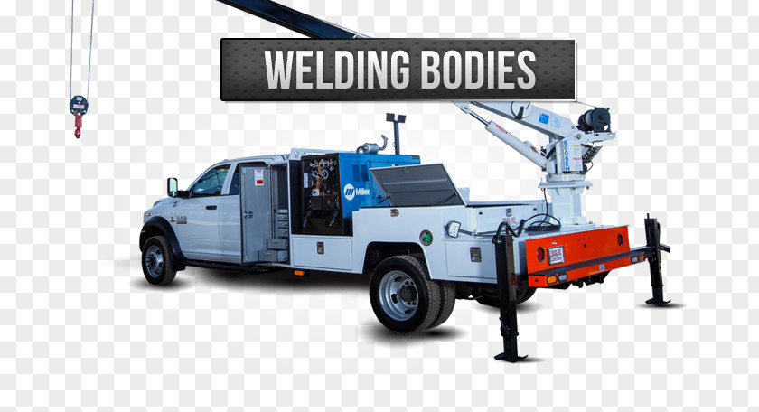 Welding Rigs Truck Bed Part Mobile Crane PNG