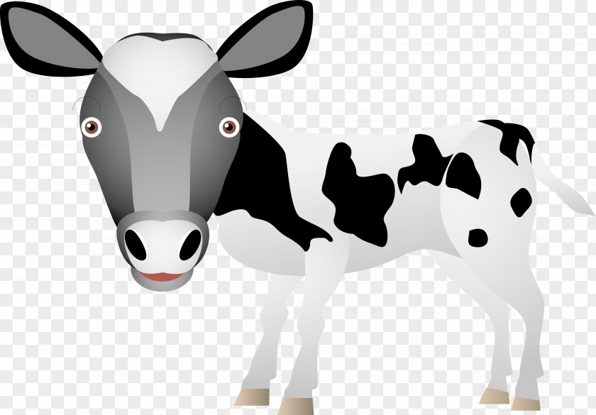 Cow Cartoon Brahman Cattle Ankole-Watusi Beef Dairy Livestock PNG