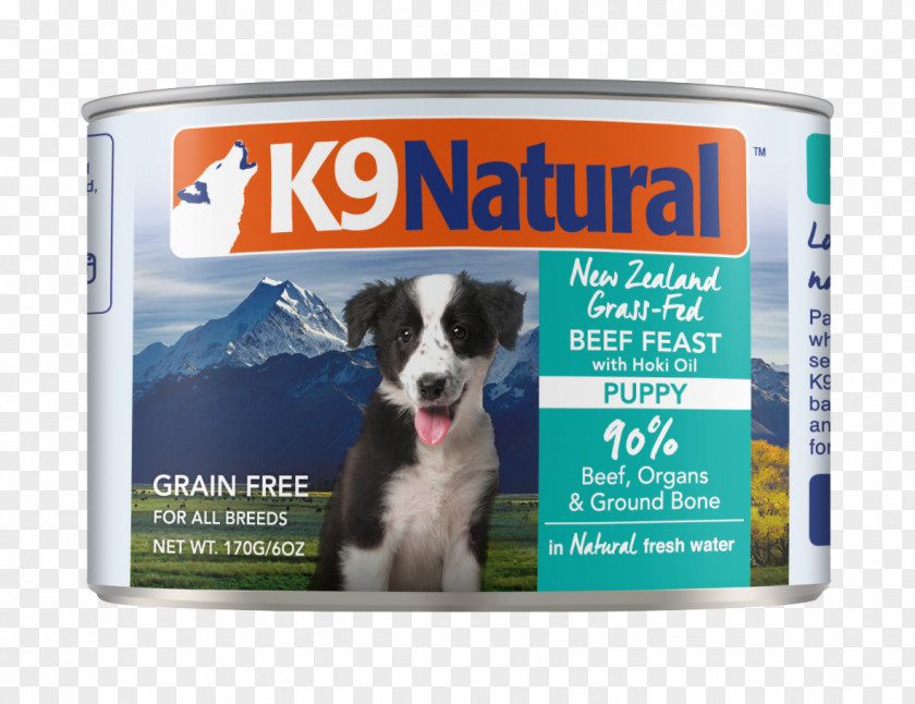 Puppy Dog Food Can K9 Natural Freeze Dried Lamb PNG