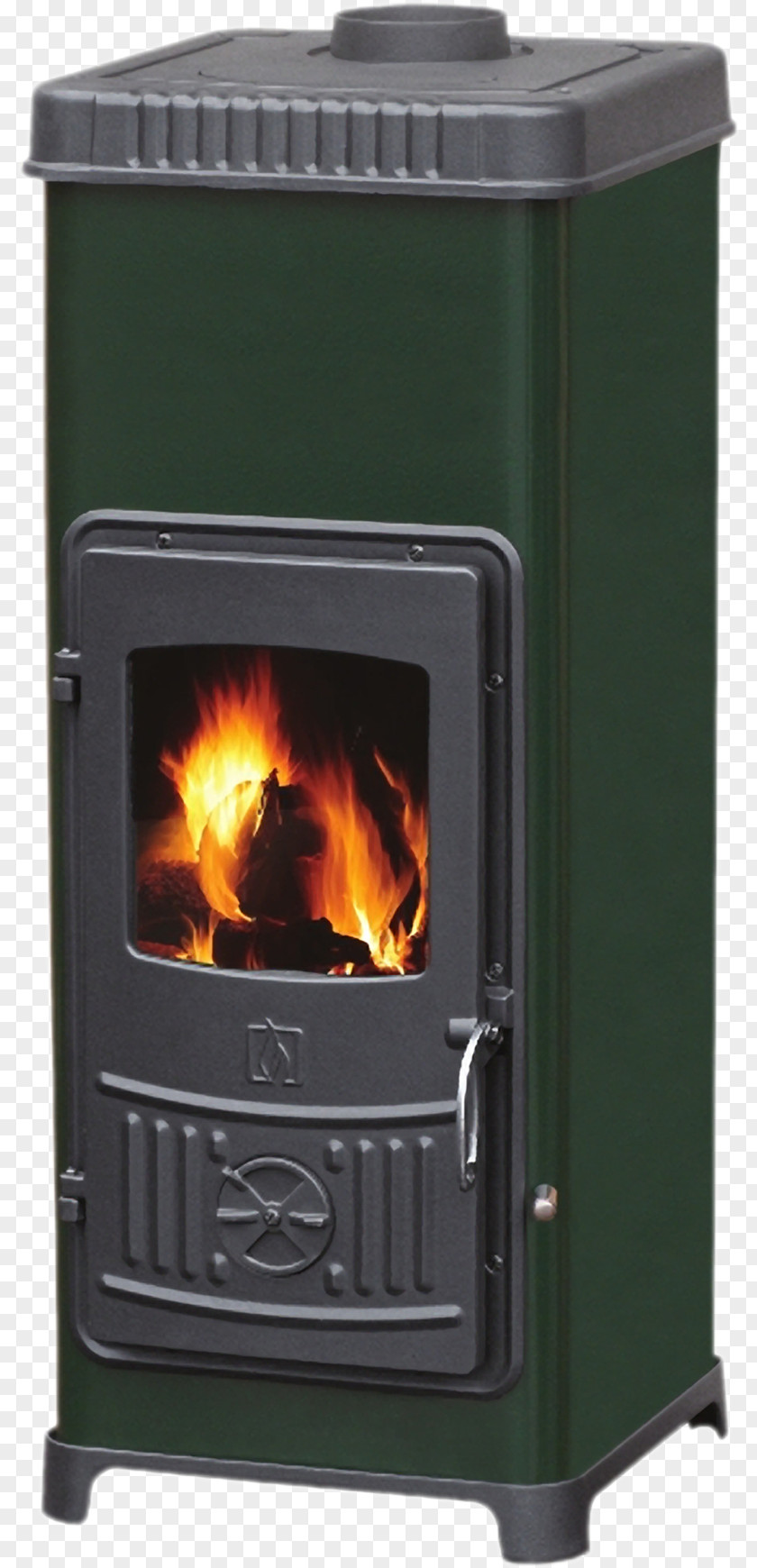 Stove Flame Firebox Green Color Oven PNG