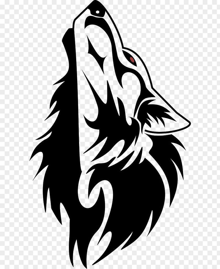 Wolf Gray Tattoo Ink Tribe Drawing PNG