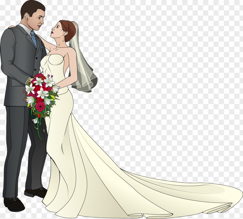 Bride Wedding Couple Clip Art PNG