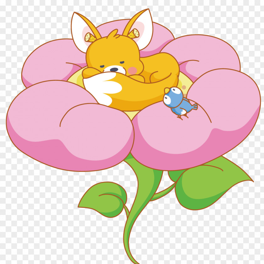 Flowers Lane Fox Drawing Animation Illustration PNG