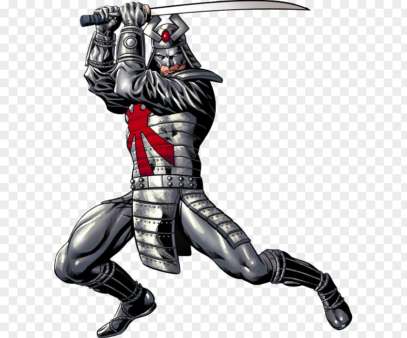 Samurai Picture Silver Wolverine Shredder Apocalypse Psylocke PNG