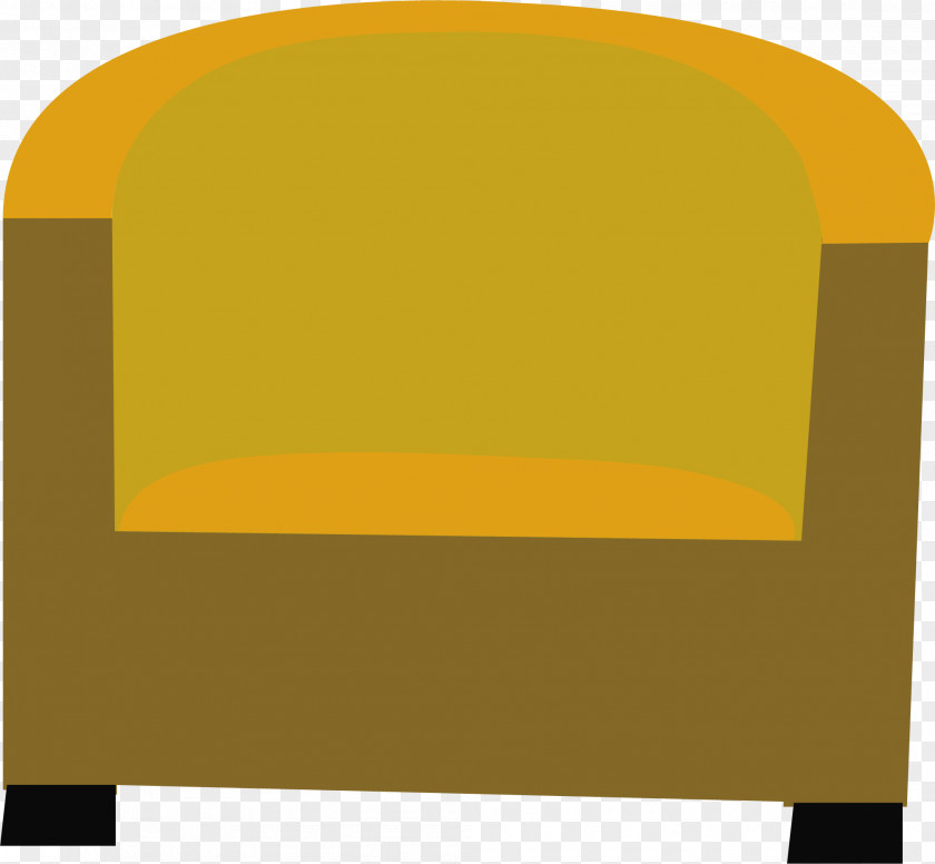 Sofa Vector Element Table Chair Yellow Font PNG