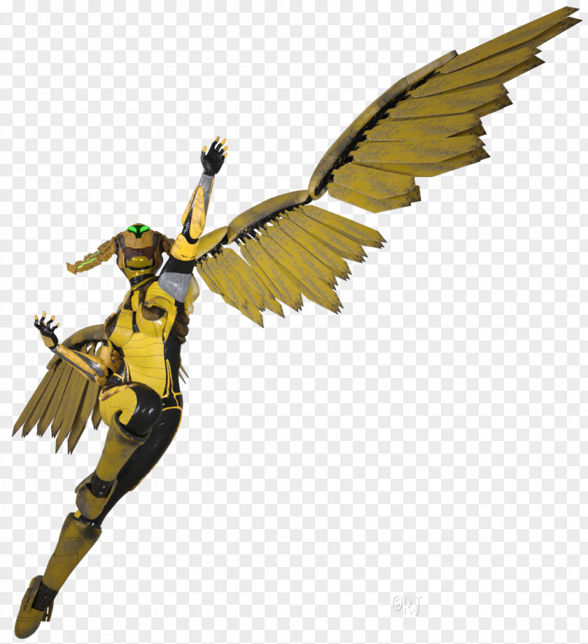 Yellow Jacket Wing Bird Of Prey Insect Beak PNG