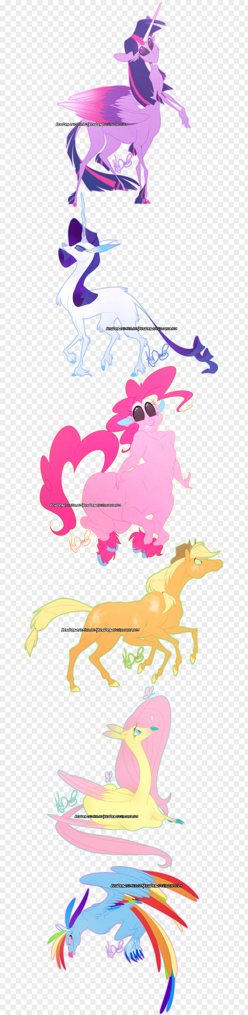 Centaur Twilight Sparkle Applejack Pinkie Pie Rarity Rainbow Dash PNG