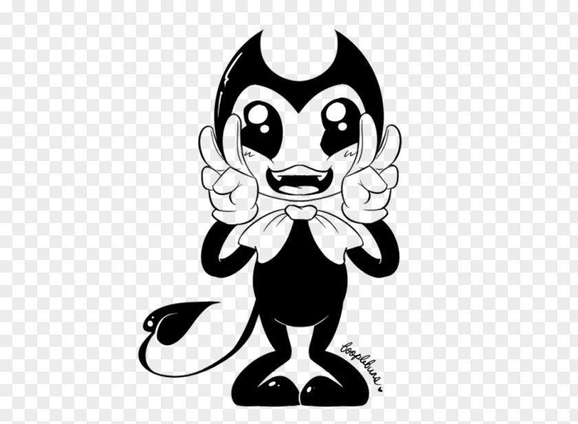 Picture Showing Knife Skills Cat Bendy And The Ink Machine DeviantArt Drawing PNG