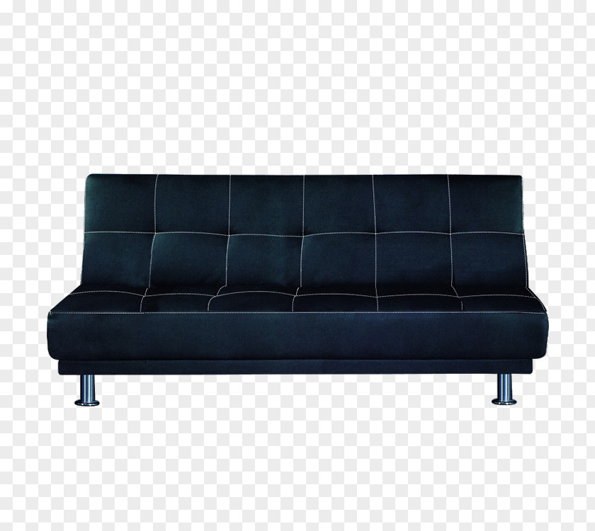 Black Sofa Bed Couch Loveseat Futon PNG