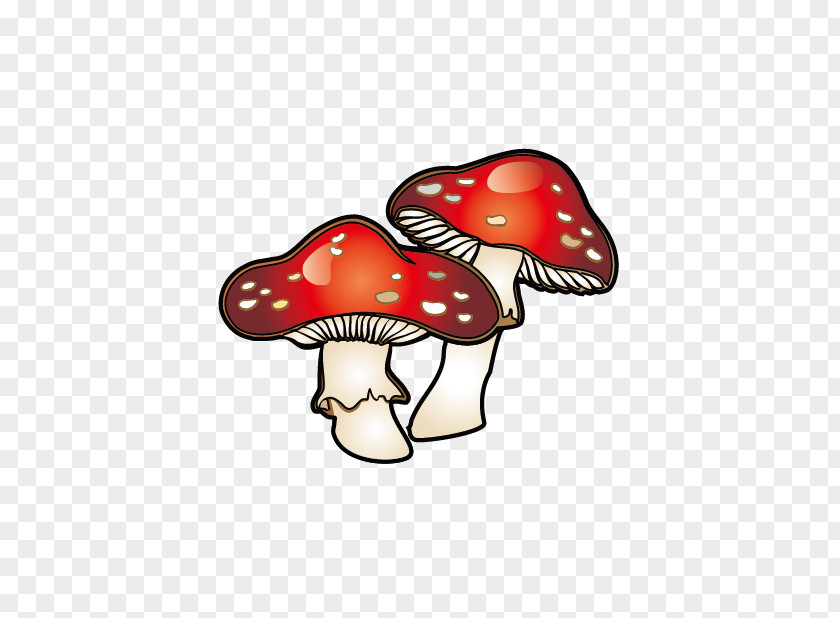 Cartoon Mushroom Vector Material Clip Art PNG