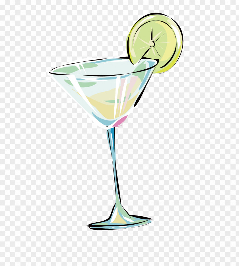 Cartoon Vector Material Cocktails Cocktail Garnish Juice Wine PNG