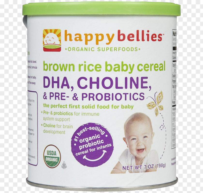 Milk Baby Food Rice Cereal Organic Happy Family PNG