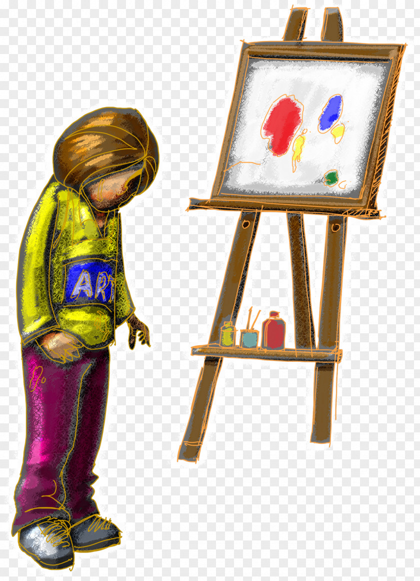 Painting Watercolor Painter Easel PNG