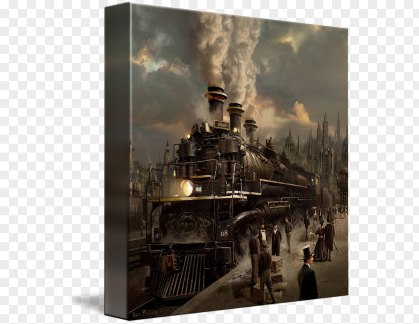 Train Steam Locomotive Rail Transport Jigsaw Puzzles PNG