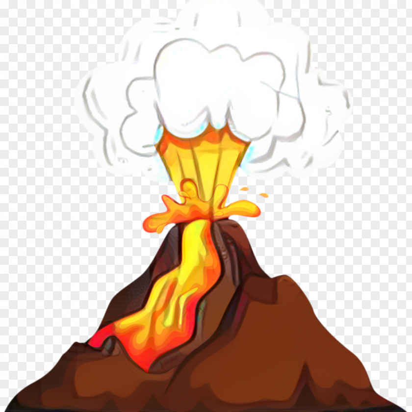 Volcanic Landform Geological Phenomenon Volcano Cartoon PNG