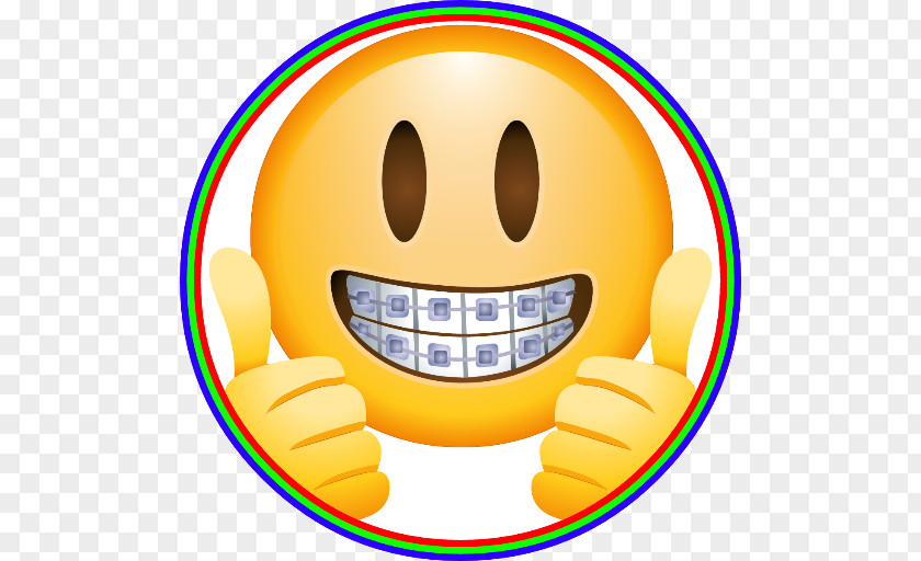 Emoji Art Dental Braces Smile Orthodontics PNG