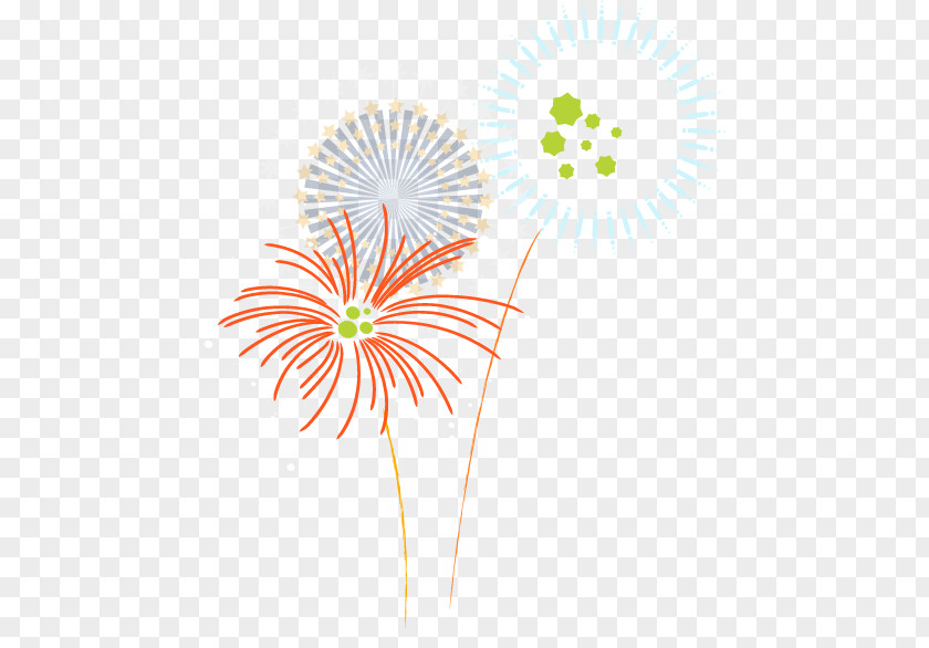 Cartoon Fireworks Petal Leaf Road Clip Art PNG