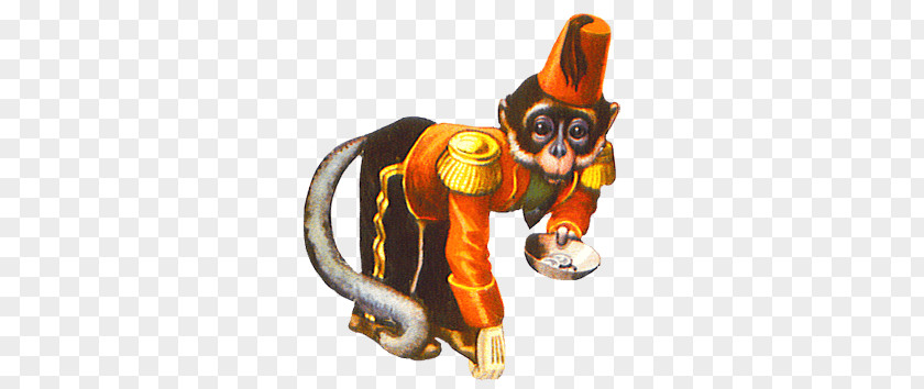Circus Monkey PNG Monkey, monkey wearing suit painting clipart PNG