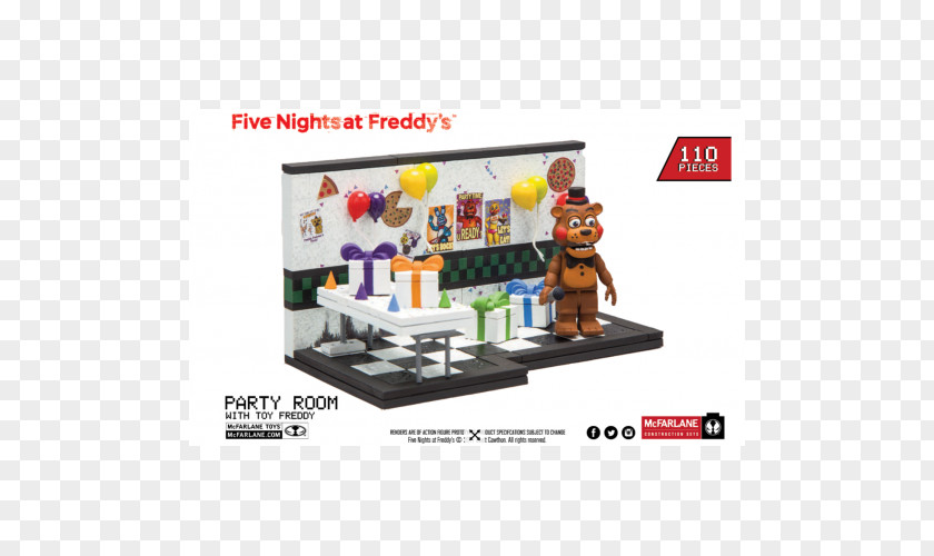 McFarlane Toys Five Nights At Freddy's 2 Freddy's: Sister Location 4 PNG