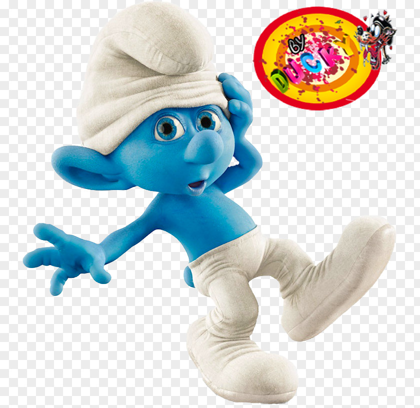 Smurfs Smurfette Papa Smurf Gargamel Clumsy Gutsy PNG