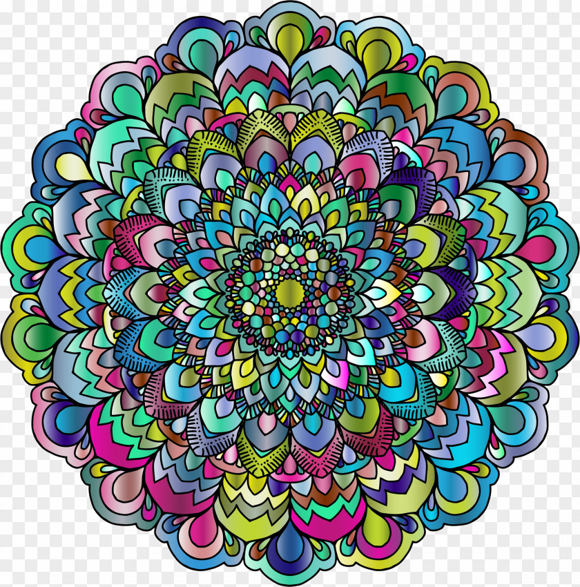 Mandala Geometry Abstraction Clip Art PNG