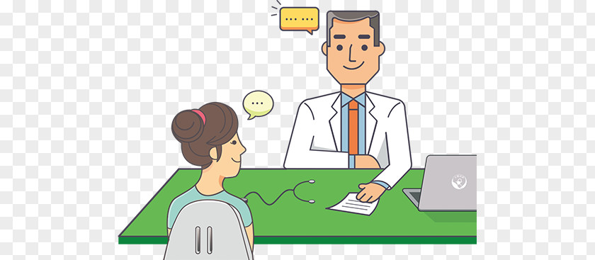 Patient Physician Physical Examination Clip Art PNG
