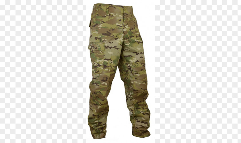 Camouflage Cargo Pants MultiCam Battle Dress Uniform PNG