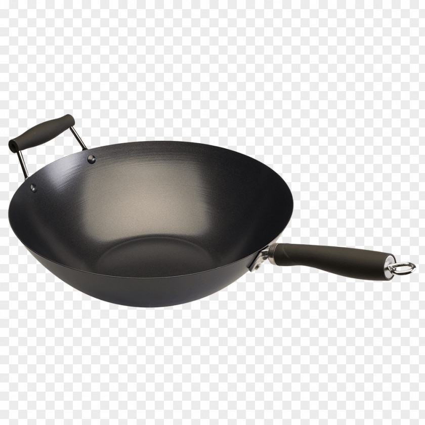 Chopstick Wok Non-stick Surface Carbon Steel Frying Pan PNG