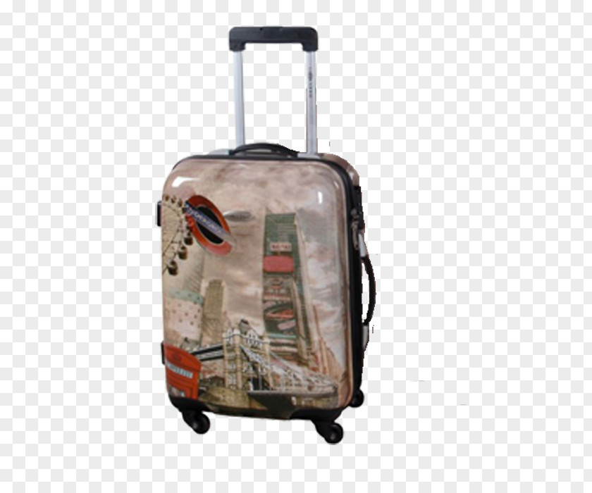 City Of London Hand Luggage Suitcase Travel Baggage Trolley PNG