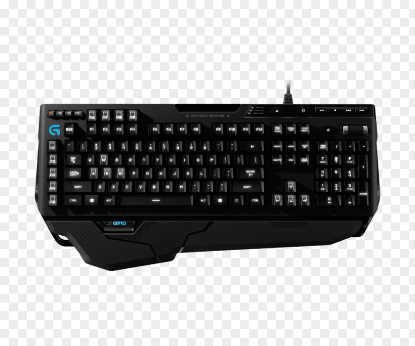 Computer Keyboard Logitech G910 Orion Spark Gaming Keypad Spectrum G810 PNG
