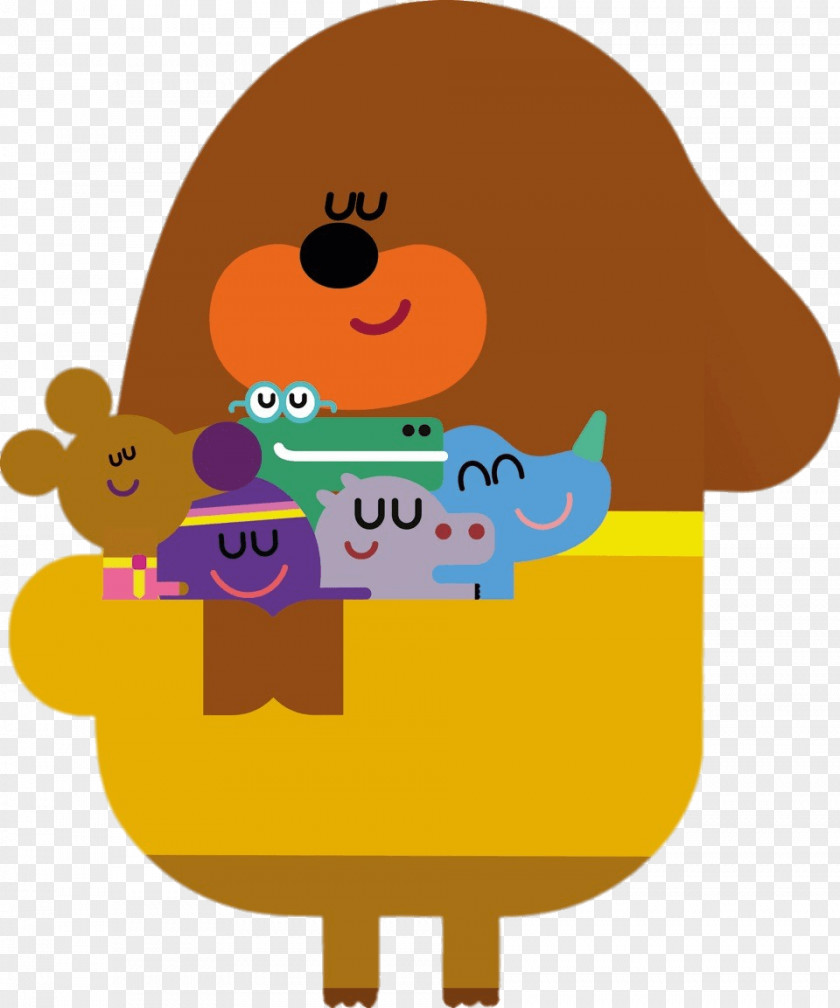 Duggee Hugging His Friends PNG Friends, brown dog illustration clipart PNG