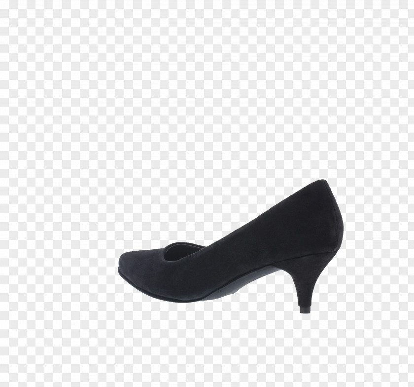 Kitten Heel Suede Shoe PNG