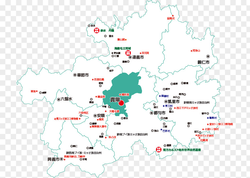 Map Liupanshui Qianxinan Buyei And Miao Autonomous Prefecture Guiyang Qiannan Bijiang District PNG
